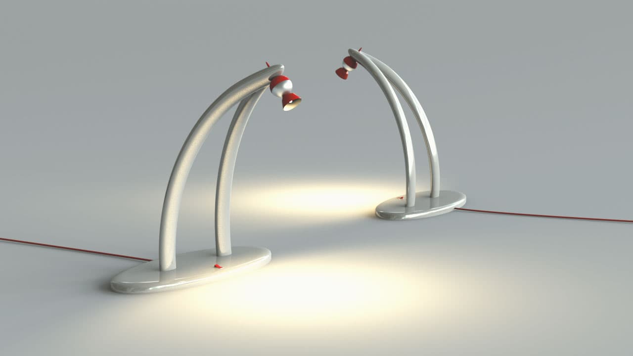 Dragon Tooth Desk Lamp