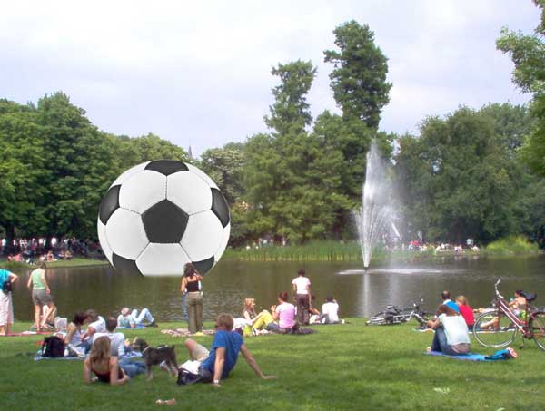 A monument for all Soccer Players