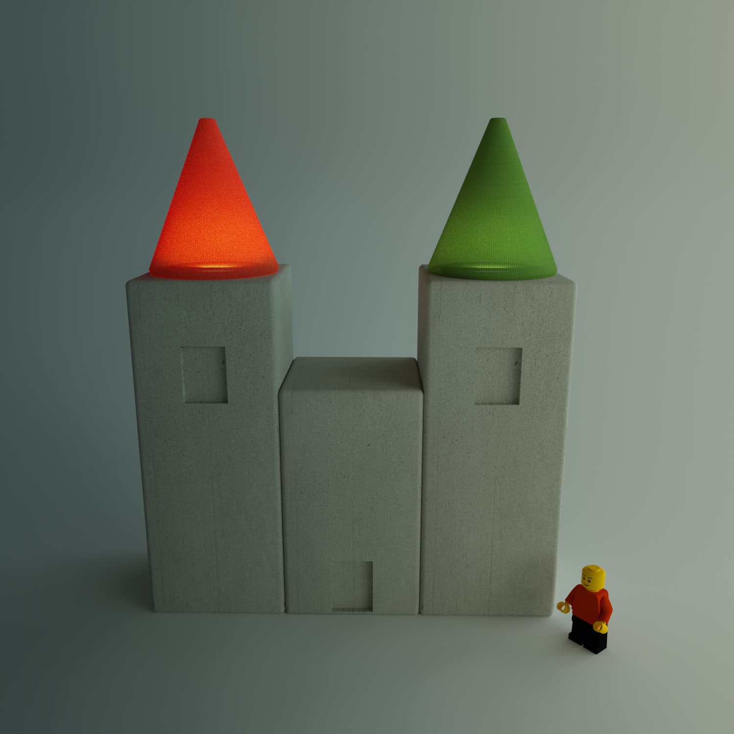 Concrete Castle Nightlight